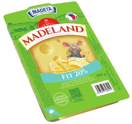  CHEESE MADELAND MAASDAMER 20% 100G SLICES