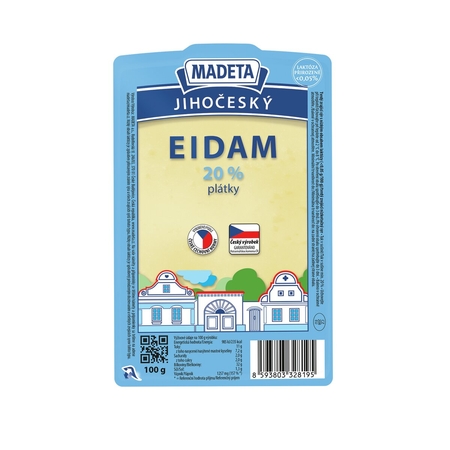 Jihočeský eidam 20% plátky 100_g